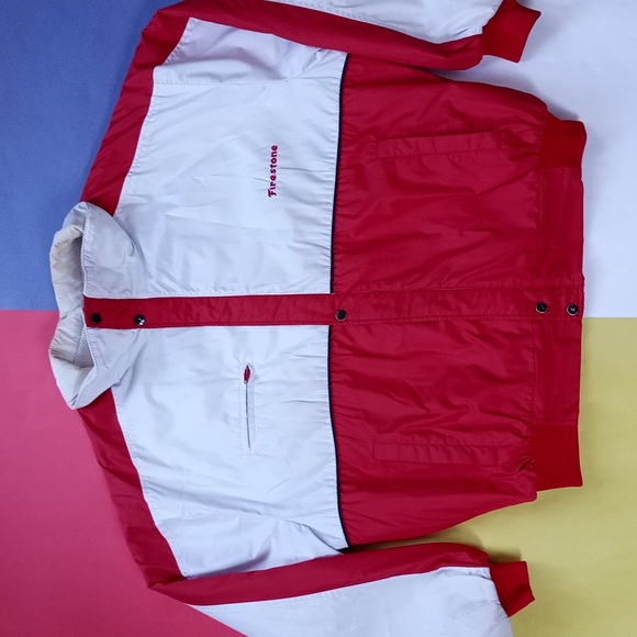 Vintage Exclusive Firestone PROMO Two-Tone Puffer  Jacket - Picture 3 of 12